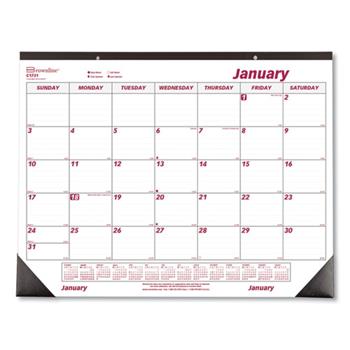 Brownline Monthly Desk Pad Calendar, 12 Month, 22&quot; x 17&quot;, Jan 2024 - Dec 2024