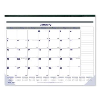 Brownline Net Zero Carbon Monthly Desk Pad Calendar, 12 Month, 22&quot; x 17&quot;, Jan 2024 - Dec 2024