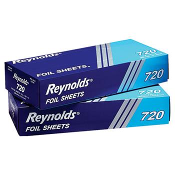 Reynolds Metro Pop-Up Aluminum Foil Sheets, Lighter Gauge, 12 x 10 3/4, Silver, 2400/CT