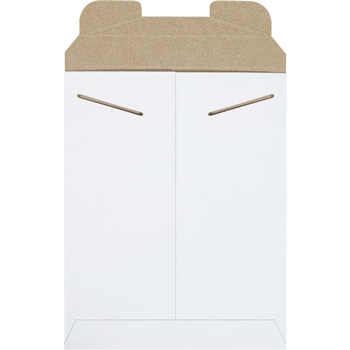 W.B. Mason Co. Stayflats&#174; Tab-Lock Mailers, 9 in x 11-1/2 in, White, 100/Case