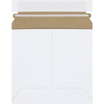 W.B. Mason Co. Stayflats Plus Self-Seal Mailers, 6 3/8 in x 6 in, White, 200/Case