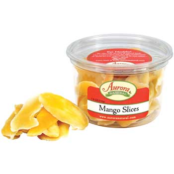Aurora Natural Mango Slices, 7.5 oz. Tub