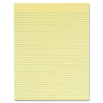 Roselle Composition Paper, Canary, 8&quot; x 10&quot;, 100 Sheets/Pad, 50 Pads/Carton