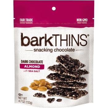 barkTHINS Almond Dark Chocolate, 4.7 oz., 12/CS
