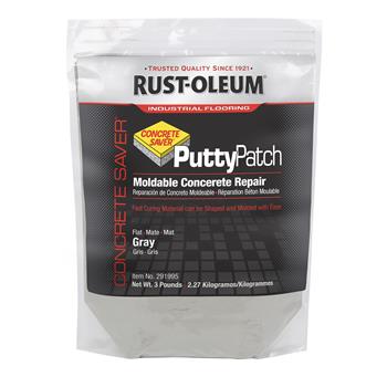 Rust-Oleum Concrete Saver Putty Patch, Moldable Concrete Repair, Grey, 3 lb.