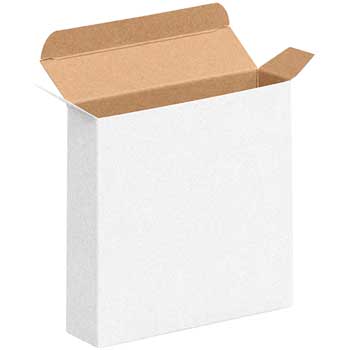 W.B. Mason Co. Reverse Tuck Folding Cartons, 4&quot; x 1 5/8&quot; x 4&quot;, White, 500/CS