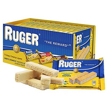 Ruger Austrian Wafers, Vanilla, 2.12 oz, 12/Box
