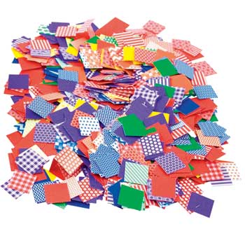 Roylco Petit Pattern Mosaics, 0.75&quot;, Assorted Designs, 2000 Sheets/Pack