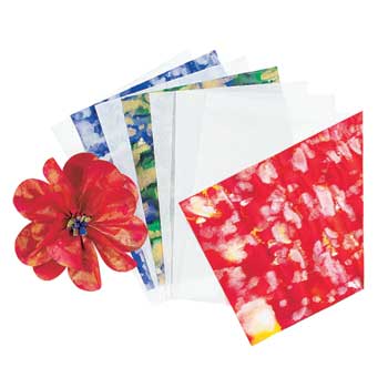 Roylco Color Diffusing Paper, 12&quot; x 18&quot;, Assorted Designs, 50 Sheets/Pack