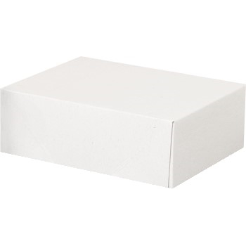 W.B. Mason Co. Stationery Folding Cartons, 8 5/8&quot; x 6 1/2&quot; x 3&quot;, White, 200/CS
