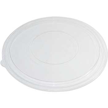 Chef&#39;s Supply Flat Clear Catering Bowl Lid for 320 oz. Catering Bowl, 25/CT