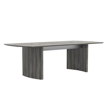 Safco Medina Conference Table, 96&quot;W x 42&quot;L x 29.5&quot;H, Gray/Steel