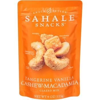 Sahale Snacks Tangerine Vanilla Cashew And Macadamia Nuts Glazed, 4 oz, 6/Case