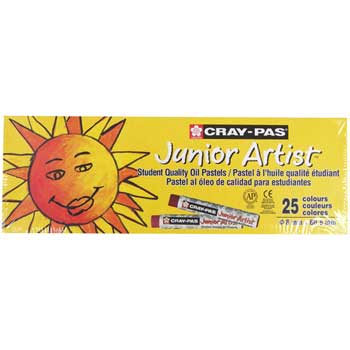 Sakura Cray-Pas Junior Artist Oil Pastels, Assorted, 25/PK