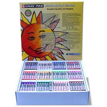 Sakura Cray-Pas Junior Artist Oil Pastels, Assorted, 432/PK