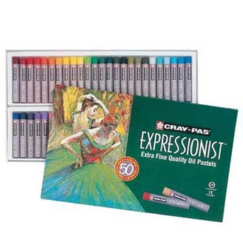 Sakura Cray-Pas Expressionist Oil Pastels, Assorted, 50/PK
