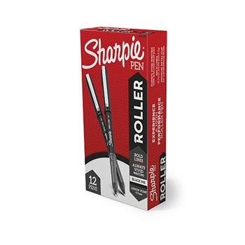 Sharpie Roller Pen, Medium 0.7 mm, Black Ink, DZ