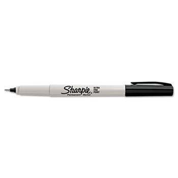 Sharpie Permanent Markers, Ultra Fine Point, Black