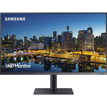 Samsung 4K UHD LCD Monitor, 31.5 in, 3840 x 2160, 16:9, Dark Blue Gray