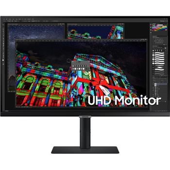 Samsung 4K UHD LCD Monitor, 27 in, 3840 x 2160, 60 Hz, Black