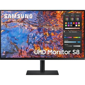 Samsung ViewFinity 4K UHD LCD Monitor, 27 in, 3840 x 2160, 16:9, 400 Nit, Black