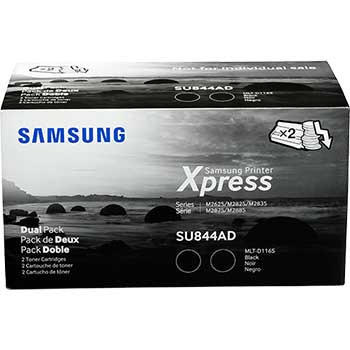 Samsung MLT-D116S Toner Cartridge, Black, 2/PK