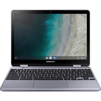 Samsung Chromebook Touchscreen Convertible Plus Laptop, 12.2 in, 1920 x 1200, 32 GB Flash Memory, Stealth Silver