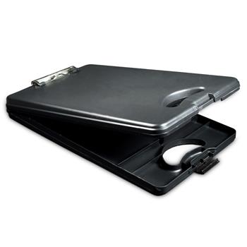 Saunders Deskmate II Portable Desktop Clipboard, 1/2&quot; Clip Capacity, 10&quot; x 16&quot;, Black