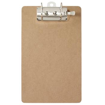 Saunders Arch Clipboard, 2&quot; Capacity, Holds 8-1/2&quot;W x 12&quot;H, Brown