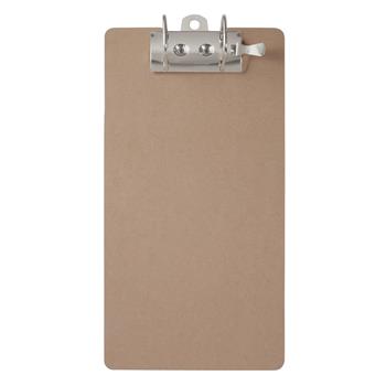 Saunders Arch Clipboard, 2&quot; Capacity, Holds 8-1/2&quot;&quot;W x 14&quot;H, Brown