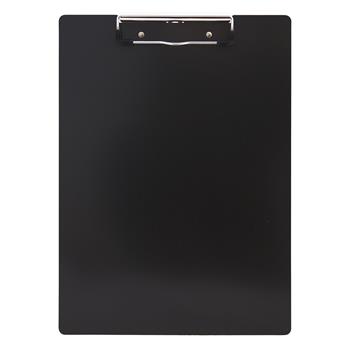 Saunders Aluminum Low-Profile Clipboard, 8-1/2&quot; x 11&quot;, Black
