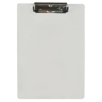Saunders Acrylic Clipboard, 1/2&quot; Capacity, Holds 8-1/2&quot;W x 12&quot;H, Clear