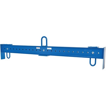 Vestil Adjustable Spreader Beam, 8000 lb. Capacity, 16&quot; to 72&quot; Opening Size, 8&quot; to 8&#39; Length Range