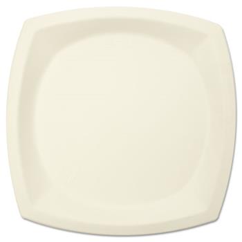 SOLO Cup Company Bare Eco-Forward Sugarcane Plate Perfect Pak, 10&quot; dia, Ivory, 125/Pack