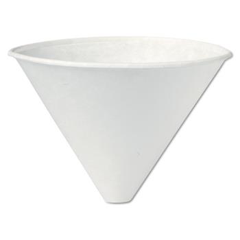 SOLO&#174; Cup Company Funnel-Shaped Medical &amp; Dental Cups, Treated Paper, 6oz., 250/Bag, 10/CT