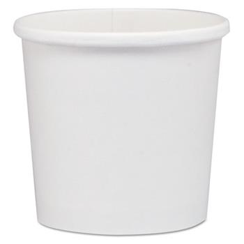 SOLO&#174; Cup Company Flexstyle Dbl Poly Squat Paper Containers, WH, 12 oz, 3 3/5&quot;, 25/Bag, 20 Bags/Carton