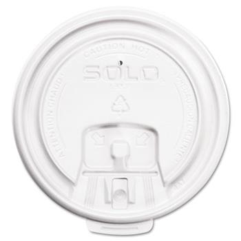 SOLO&#174; Cup Company Hot Cup Lids, White, 1000/Carton