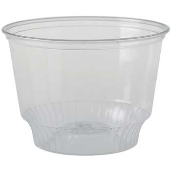 SOLO Cup Company Soloserve&#174; PET Plastic Sundae Cup, 8 oz., Clear, 1000/CT