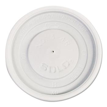 SOLO Cup Company Polystyrene Vented Hot Cup Lids, 4oz Cups, White, 100/Pack, 10 Packs/Carton