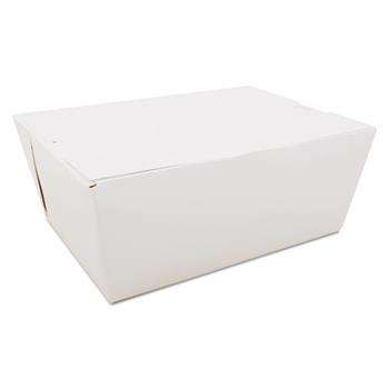 SCT&#174; ChampPak Carryout Boxes, White, 7 3/4 x 5 1/2 x 3 1/2, 160/Carton