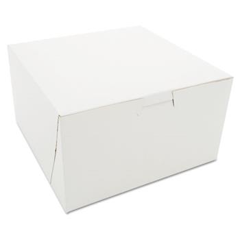 SCT Tuck-Top Bakery Boxes, 7w x 7d x 4h, White, 250/Carton