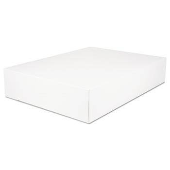 SCT Bakery Boxes, White, Paperboard, 22 x 16 3/4 x 4 1/2, 50/Carton