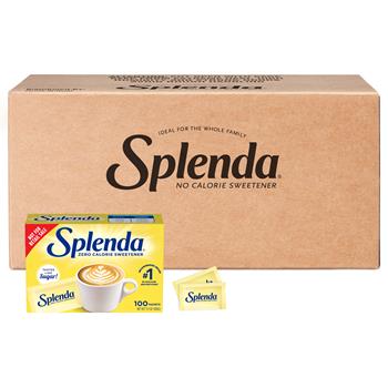 Splenda No Calorie Sweetener Packets, 100/Box, 12 Boxes/CT