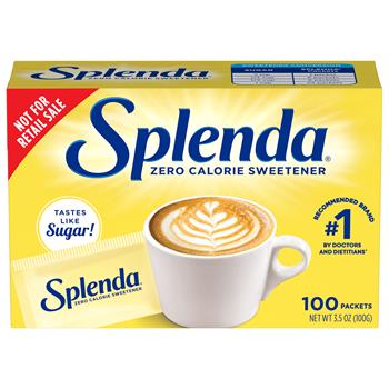 Splenda&#174; No Calorie Sweetener Packets, 100/BX