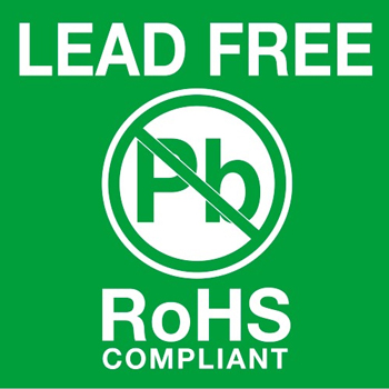 W.B. Mason Co. Regulated Labels, Lead Free RoHS Compliant, 2 in x 2 in, Green/White, 500/Roll