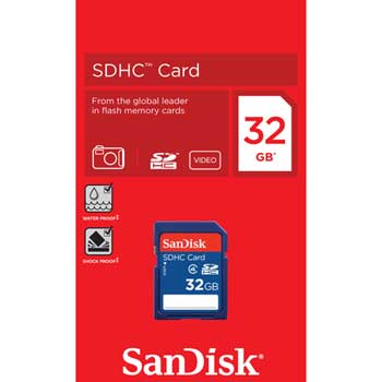 SanDisk&#174; SD™ SDHC™ Memory Card, 32GB