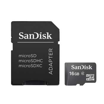 SanDisk microSDHC™ Memory Card, 16GB