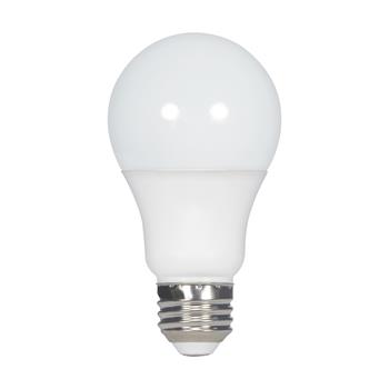 Satco A19 LED 5000K Light Bulbs, 10W, 4/Pack