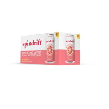 Spindrift&#174; Grapefruit Sparkling Water, 12 oz. Can, 8/PK