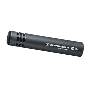Sennheiser e614 Overhead Microphone - Electret - Detachable - 40Hz to 20kHz - Cable